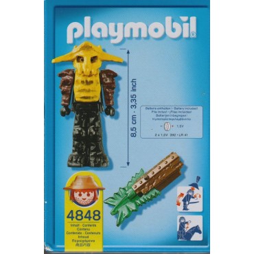 PLAYMOBIL 4848 TEMPLE GUARD WITH GREEN LIGHT