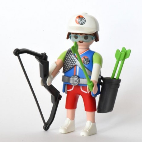 PLAYMOBIL FI?URES  9443  SERIE 14 02 TOMMY GUN BANDIT