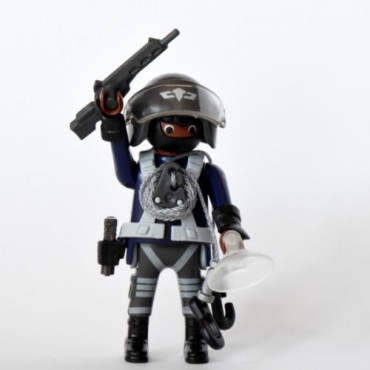 PLAYMOBIL FI?URES 9443 SERIE 14 07 SWAT AGENT