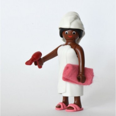 PLAYMOBIL FI?URES 9444 SERIE 14 04 WOMAN WITH TOWEL