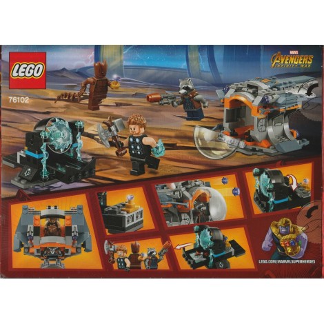  LEGO Marvel Super Heroes Avengers: Infinity War Thor's Weapon  Quest 76102 Building Kit (223 Pieces) : Toys & Games