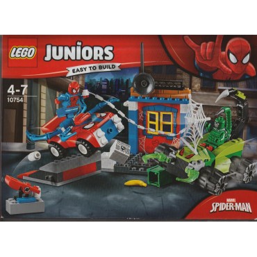 Indsigtsfuld sne sejle LEGO JUNIORS EASY TO BUILD 10754 SPIDER MAN VS SCORPION : STREET SHOWDOWN