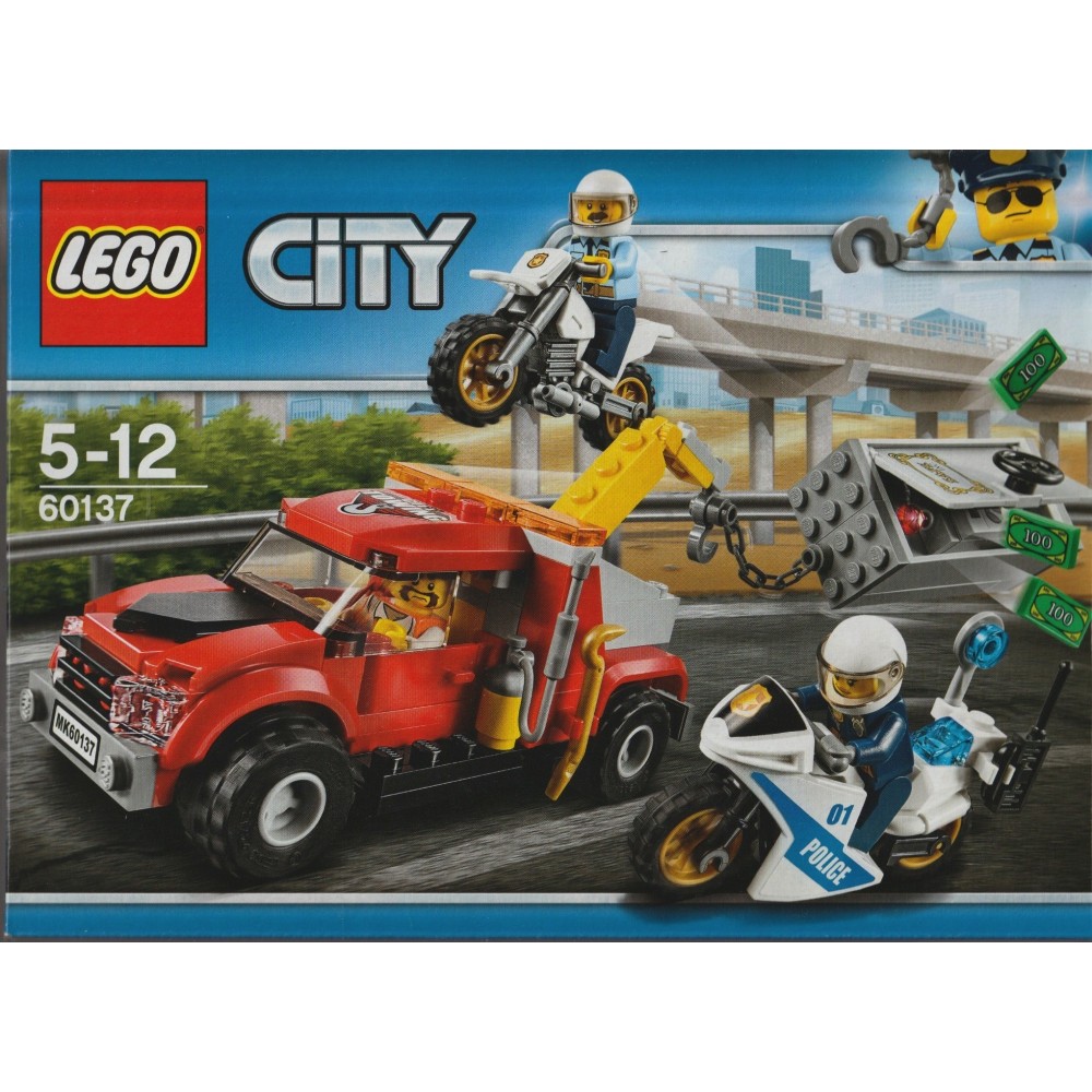LEGO CITY 60137 AUTOGRU' IN PANNE