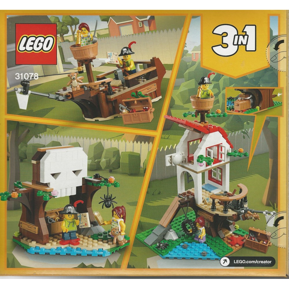 dusin alene blik LEGO CREATOR 31078 TREEHOUSE TREASURES