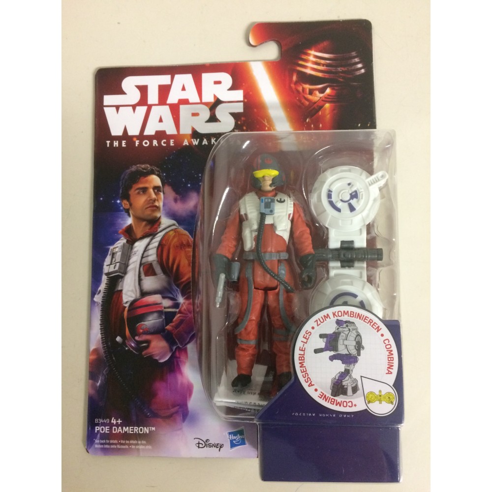 STAR WARS ACTION FIGURE  3.75 " - 9 cm POE DAMERON hasbro B3449