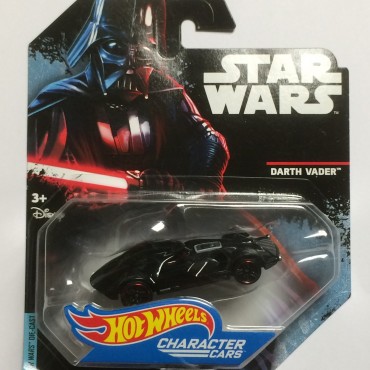 HOT WHEELS - STAR WARS  CHARACTER CAR DARTH VADER single vehicle package DXP38 - JA10