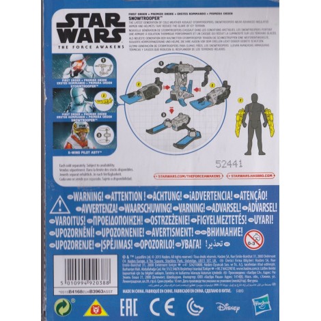 STAR WARS ACTION FIGURE  3.75 " - 9 cm FIRST ORDER SNOWTROOPER  hasbro B4168