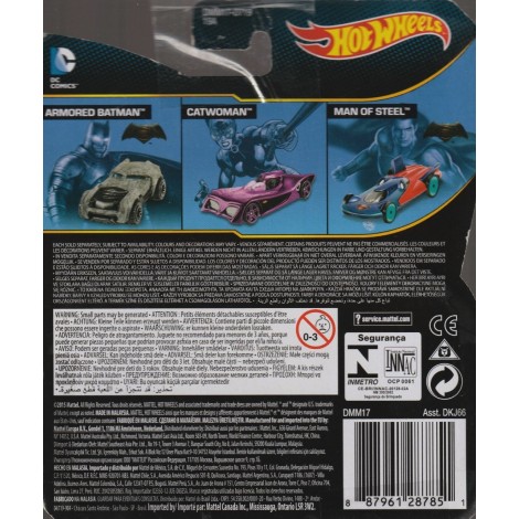 HOT WHEELS - DC COMICS SUPERHERO CHARACTER CAR THE JOKER single vehicle package DMM16 07NT