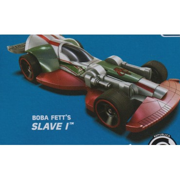 HOT WHEELS - STAR WARS  CARSHIPS BOBA FETT'S SLAVE I single vehicle package DPV28