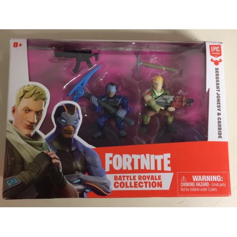 FORTNITE BATTLE ROYALE COLLECTION SQUAD BOX 4 ACTION FIGURES PACK  RAPTOR - RUST LORD - REX - RAVEN EPIC GAMES