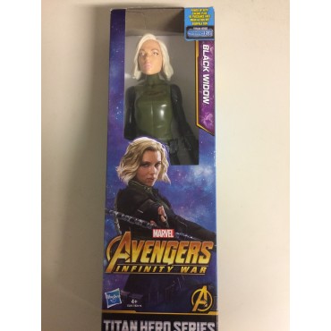 MARVEL AVENGERS  ACTION FIGURE 12 " - 30 cm BLACK WIDOW HASBRO E2217  TITAN HERO SERIES