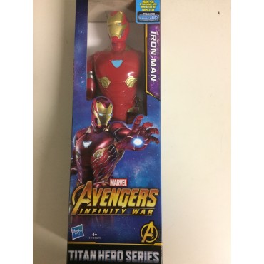 MARVEL AVENGERS  ACTION FIGURE 12 " - 30 cm IRON MAN HASBRO E1410  TITAN HERO SERIES