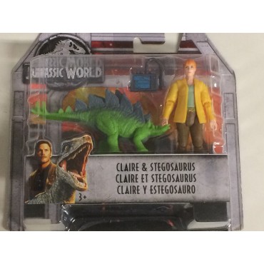 JURASSIC WORLD FIGURE  3.75 " - 9 cm MERCENARY & ANKYLOSAURUS FMM04