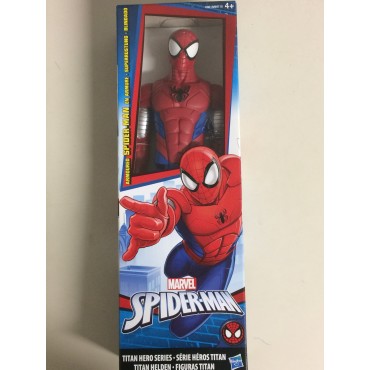 MARVEL SPIDER MAN  ACTION FIGURE 12 " - 30 cm ARMOURED SPIDER MAN HASBRO  C0019  TITAN HERO SERIES