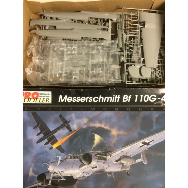 plastic model kit scale 1 : 48  PRO MODELER  85-5933 MESSERSCHMITT BF 110G-4 new in open and damaged  box