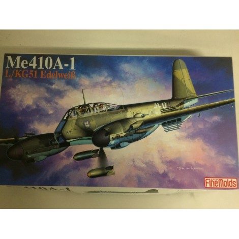 plastic model kit scale 1 : 72  FINE MODELS MESSERSCHMITT ME 410 A-1 I./K 51 EDELWISS new in open  box