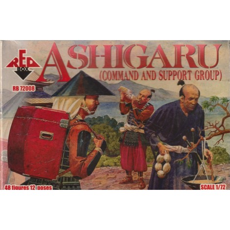 plastic figures scale 1 : 72 RED BOX RB 72006 ASHIGARU ( ARCHERS AND ARQUEBUSIERS )   new in open box