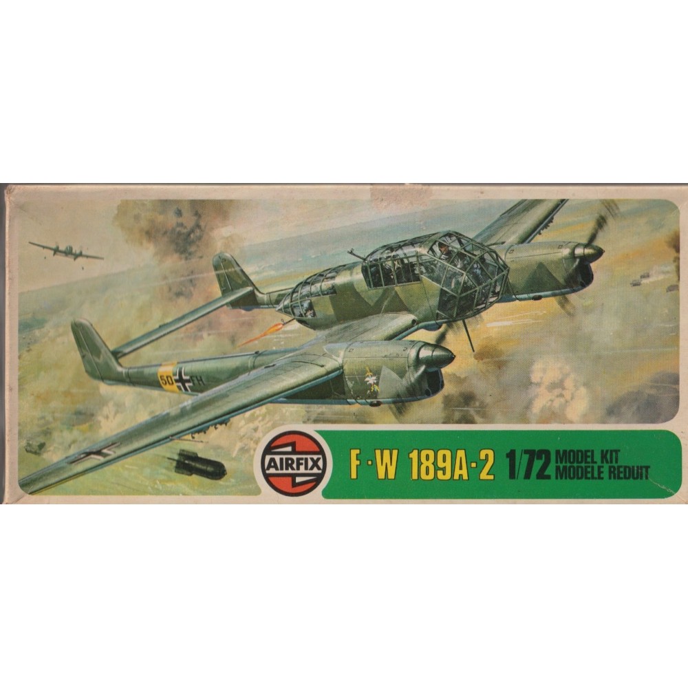 Modellino in plastica scala 1 : 72 HELLER 80235 FOCKE WULF 190 A8 / F3  nuovo con scatola aperta