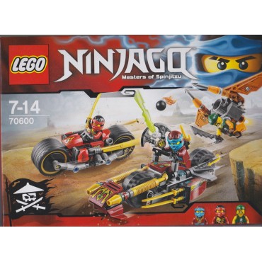 LEGO NINJAGO 70600 L'INSEGUIMENTO SULLA MOTE DEI NINJA
