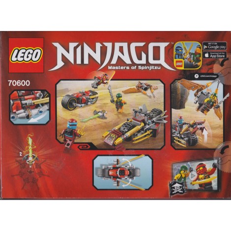 LEGO NINJAGO 70600 L'INSEGUIMENTO SULLA MOTE DEI NINJA