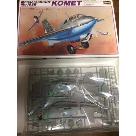 modellino in plastica scala 1 : 32 HASEGAWA deluxe serie S014 : 1800 MESSERSCHMITT ME 262A nuovo con scatola aperta