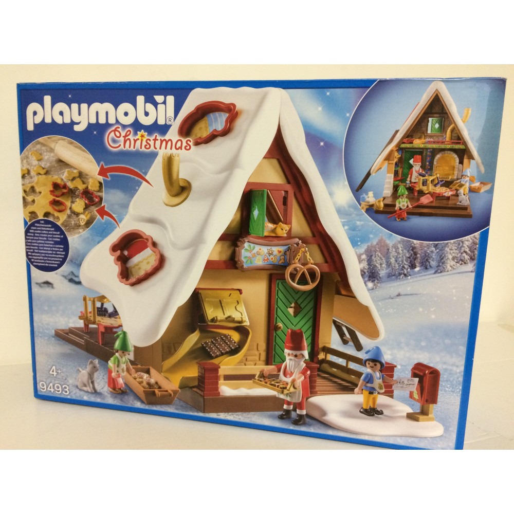 PLAYMOBIL CHRISTMAS 9493 SANTAS BAKERY WITH COOKIE CUTTERS