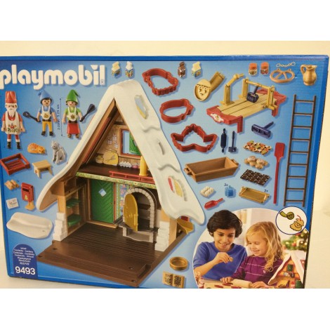 PLAYMOBIL CHRISTMAS 9493 LA CUCINA DI BABBO NATALE CON STAMPI PER BISCOTTI