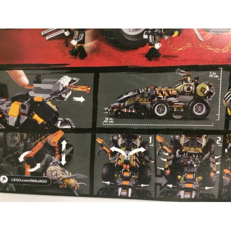 LEGO NINJAGO 70654 TURBO CINGOLATO