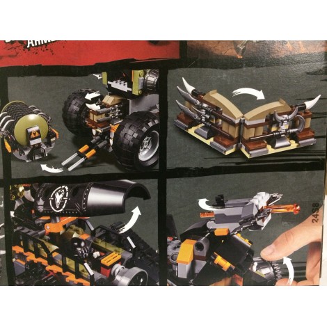 LEGO NINJAGO 70654 TURBO CINGOLATO