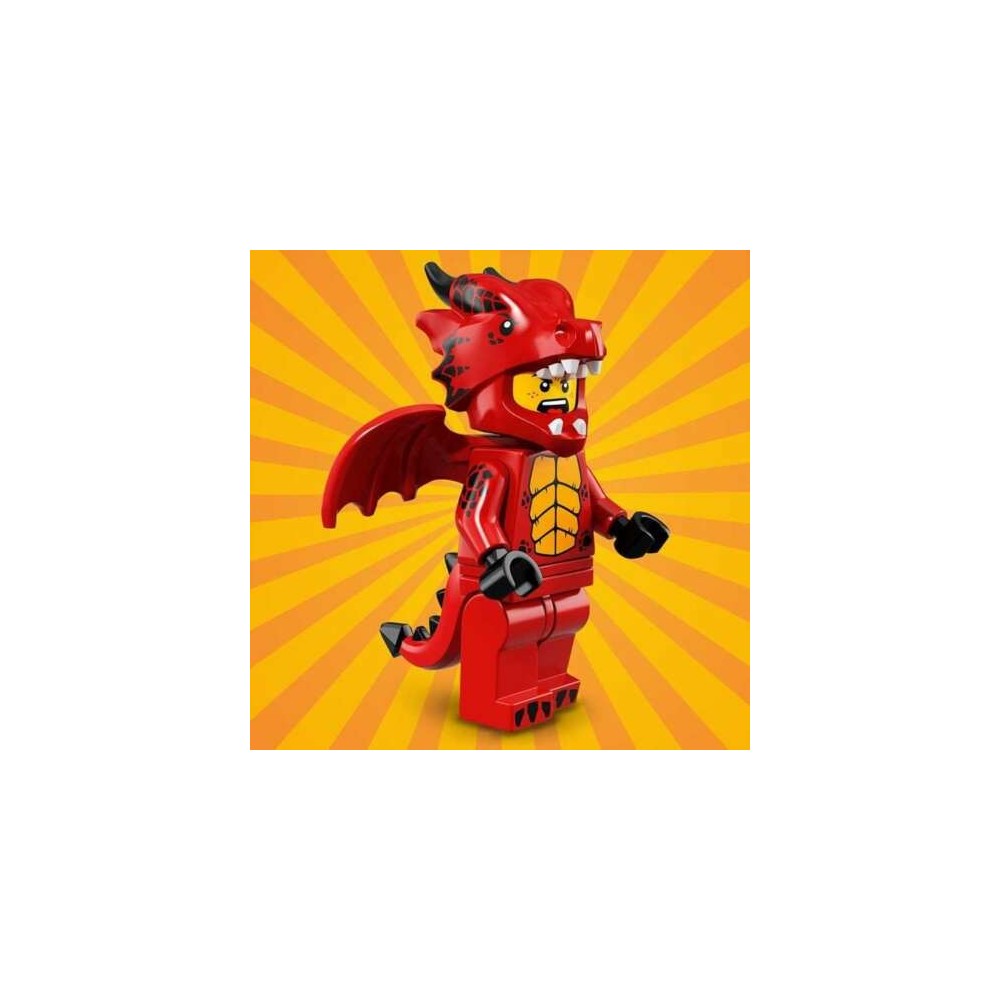LEGO MINIFIGURES 71021 07 RED DRAGON SUIT GUY SERIE N° 18 " PARTY "