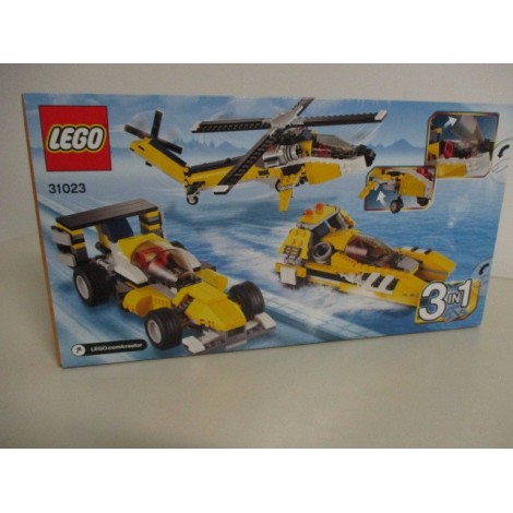 basen massefylde labyrint LEGO CREATOR 31023 YELLOW RACERS