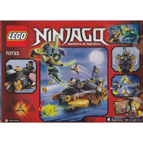 LEGO NINJAGO 70733 COLE'S BLASTER BIKE