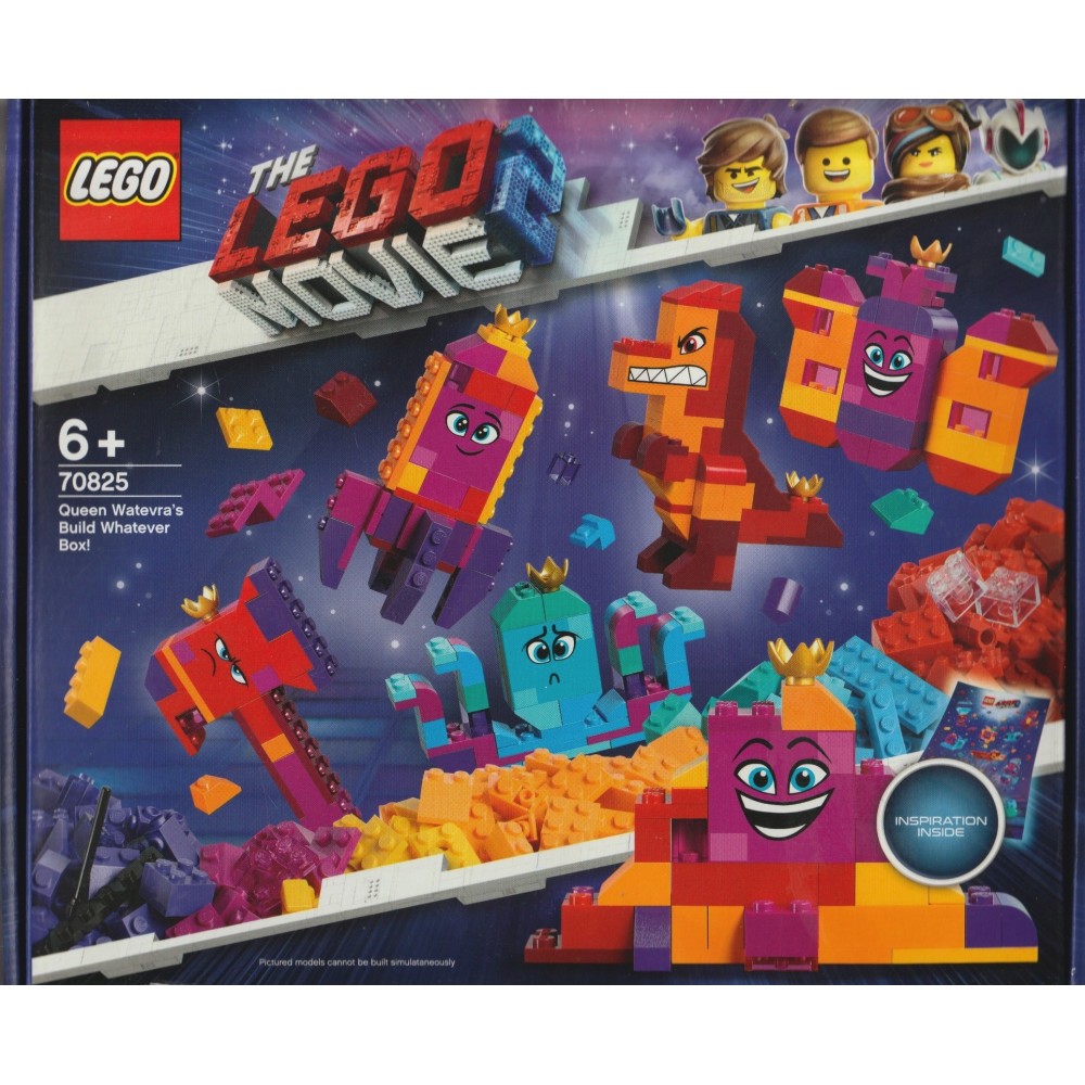 LEGO THE LEGO MOVIE 2 70825 LA SCATOLA " COSTRUISCI QUELLO CHE VUOI " DELLA REGINA WELLO KE WOUGLIO