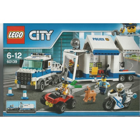 LEGO CITY 60139 IL CENTRO DI COMANDO MOBILE DELLA POLIZIA