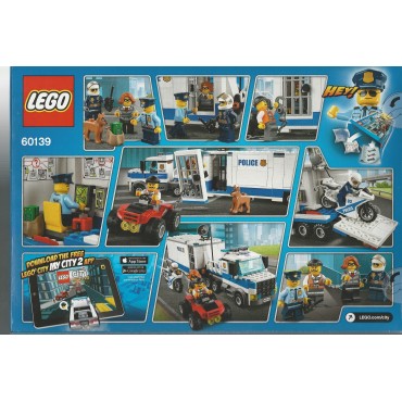 LEGO CITY 60139 IL CENTRO DI COMANDO MOBILE DELLA POLIZIA