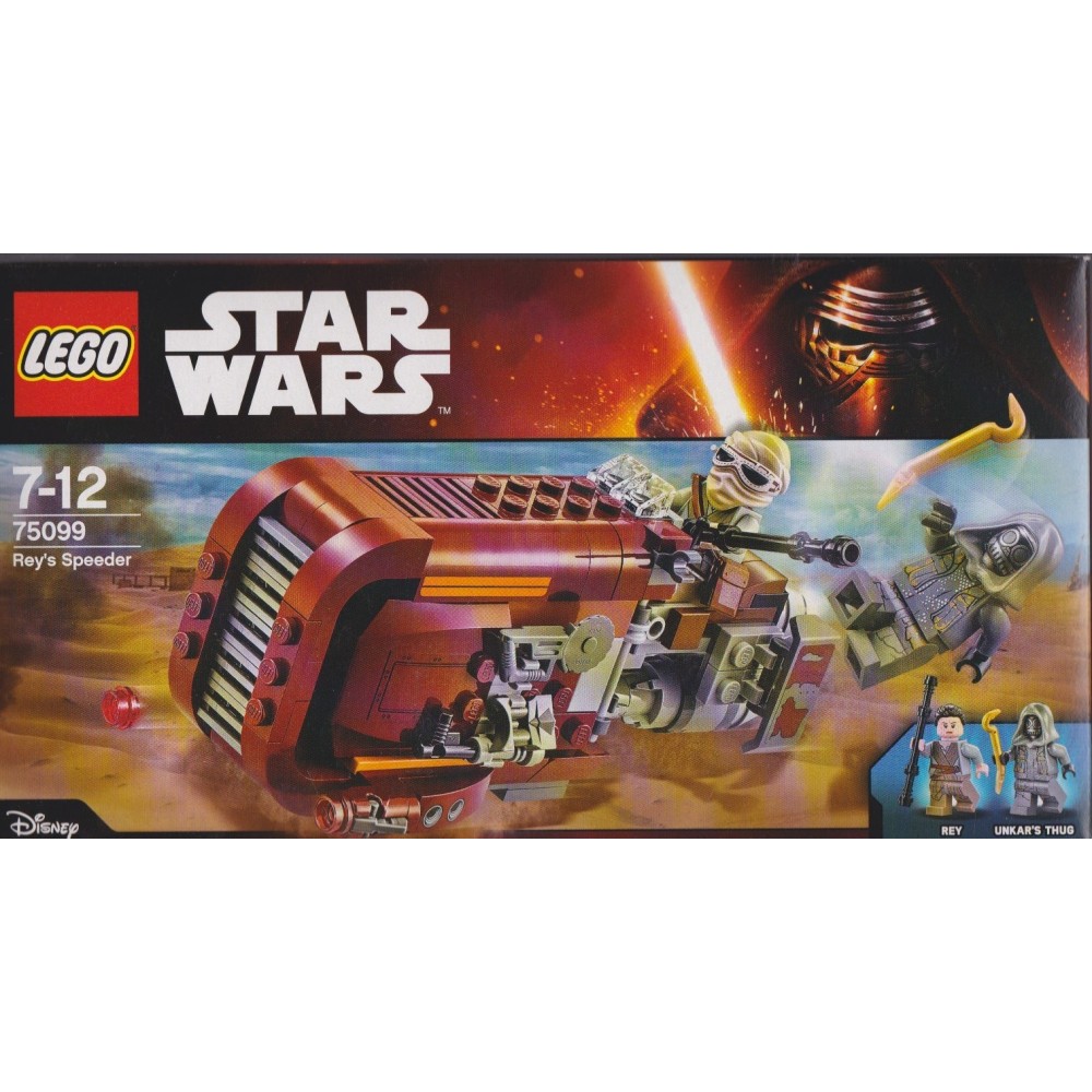 Lavet af lejlighed Støv LEGO STAR WARS 75099 REY'S SPEEDER