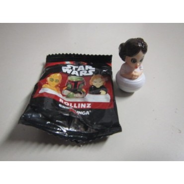 STAR WARS ROLLINZ PRINCESS LEIA 1 & 1/2" ACTION FIGURE Italy only New in opened bag