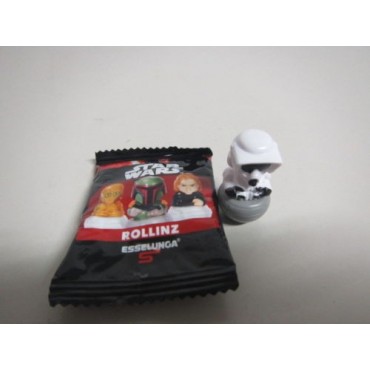 STAR WARS ROLLINZ  BIKER SCOUT 1 & 1/2" ACTION FIGURE Italy only New in opened bag