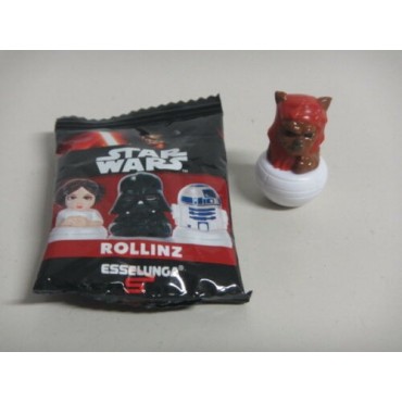 STAR WARS ROLLINZ  EWOK BEAR 1 & 1/2" ACTION FIGURE Italy only New in opened bag