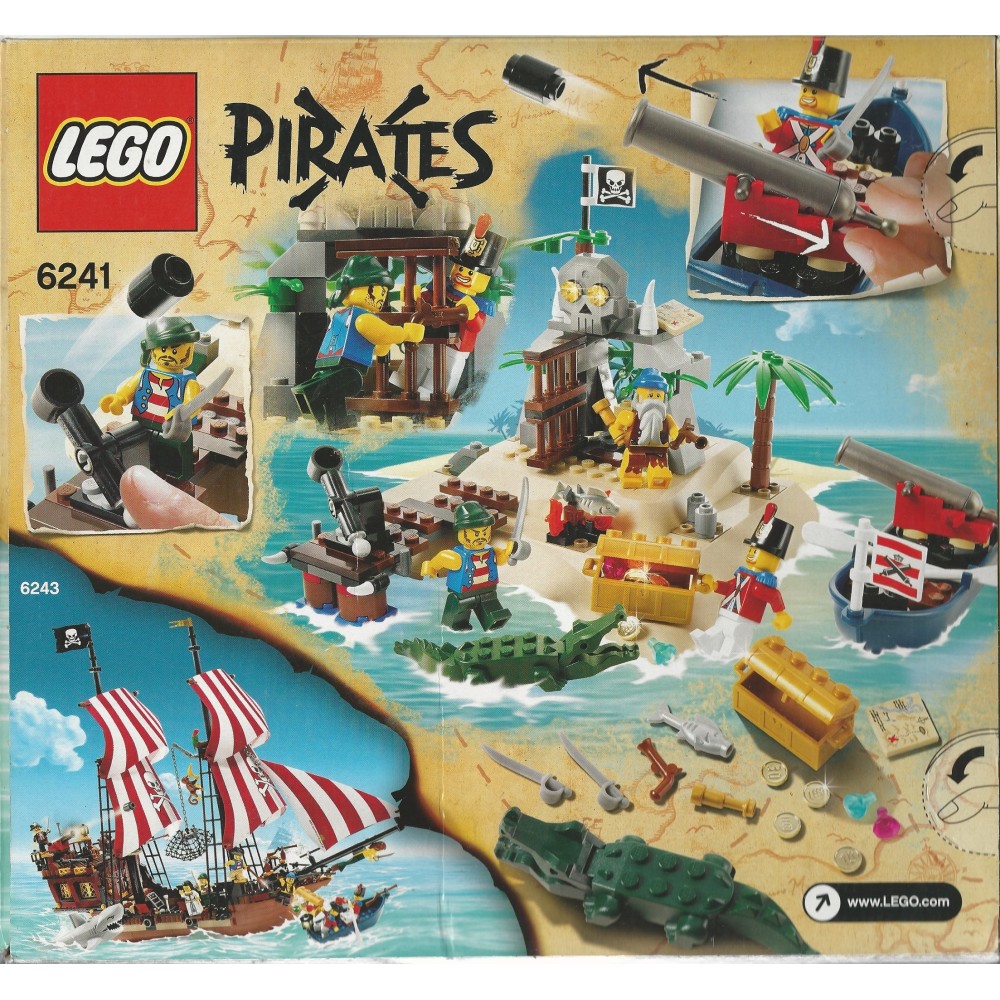 LEGO PIRATES 6241 LOOT ISLAND SET