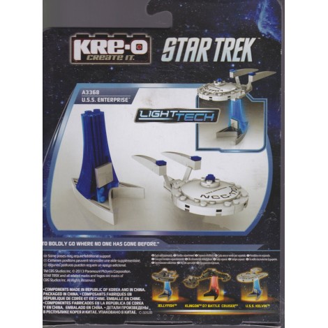 KRE-O STAR TREK MICRO SHIP  A 3368 U.S.S. ENTERPRISE
