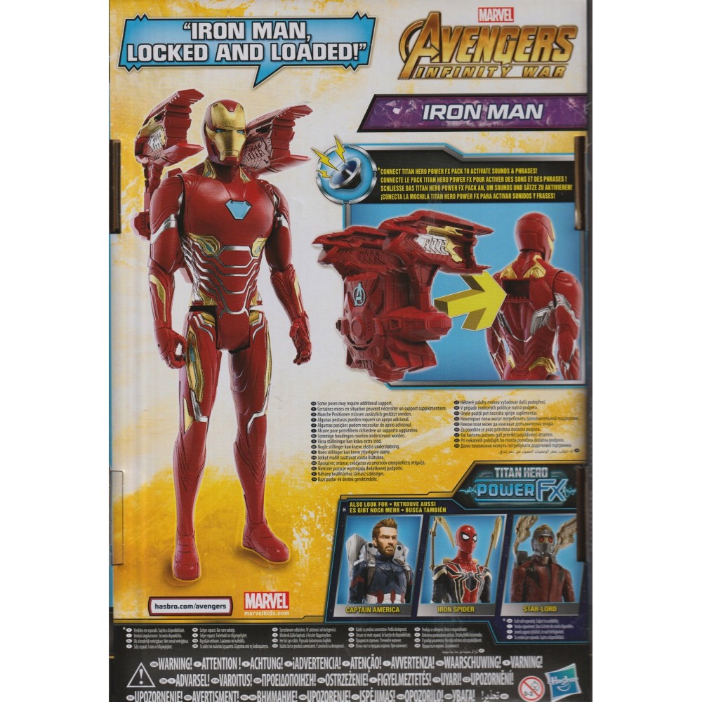 Marvel Infinity War Titan Hero Power FX Iron Man - Smyths Toys 