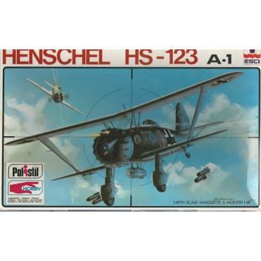 modellino in plastica scala 1 : 48 ESCI 4019 FIESELER FI 156STORCKE nuovo con scatola aperta