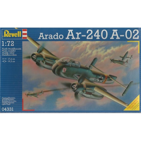 modellino in plastica scala 1 : 72 REVELL 4116 HEINKEL HE 219 A-5/R1 " UHU "  nuovo con scatola aperta