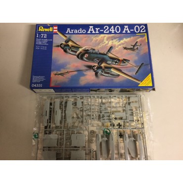 modellino in plastica scala 1 : 72 REVELL 4116 HEINKEL HE 219 A-5/R1 " UHU "  nuovo con scatola aperta