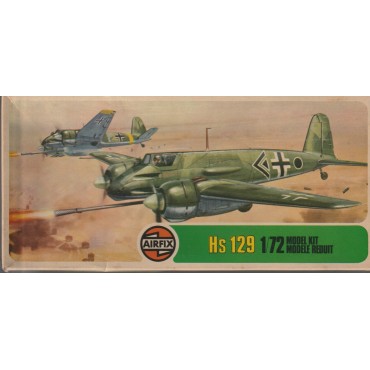 modellino in plastica AIRFIX 02032-3  HENSCHEL HS 129 serie 2  scala 1: 72 nuovo in scatola  aperta