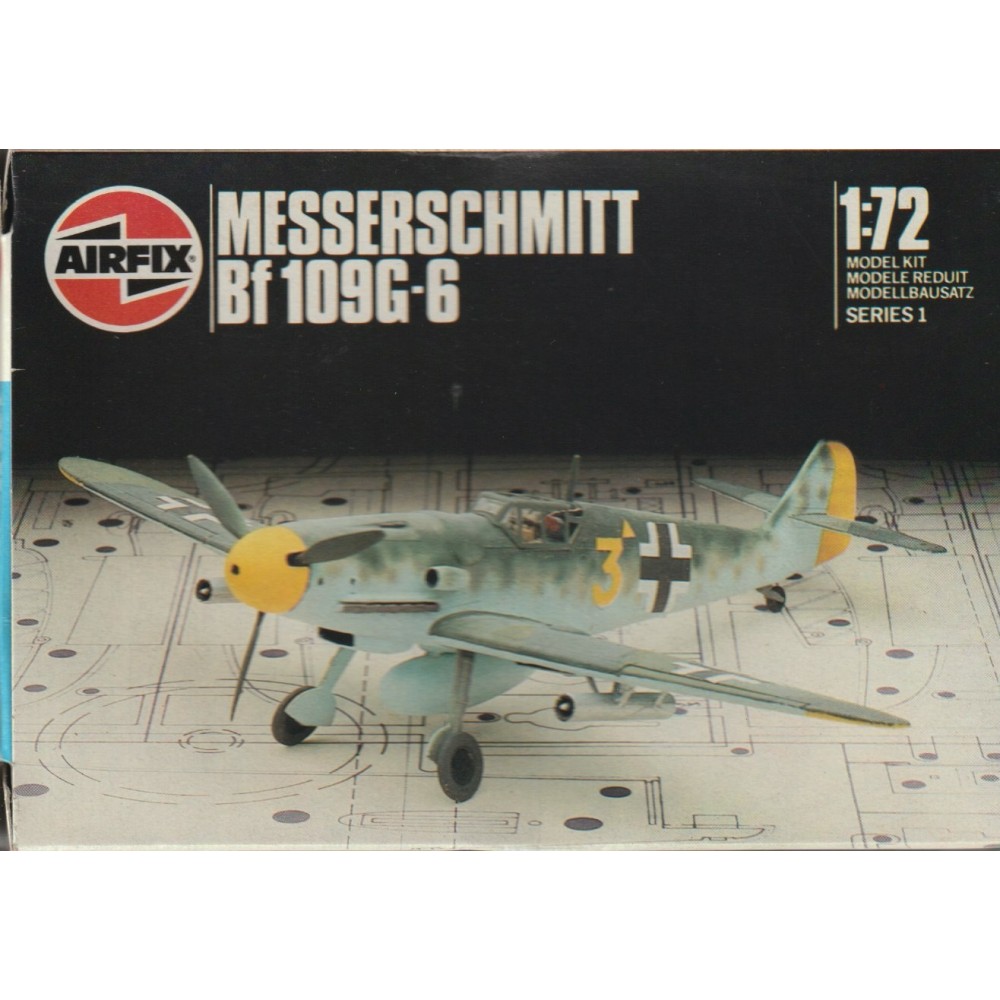 plastic model kit scale 1 : 72AIRFIX 02086 MESSERSCHMITT BF 109E serie 2  new in open box