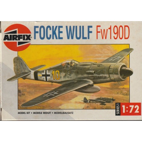 modellino in plastica AIRFIX 01064 FOCKE WULF FW 190D  scala 1: 72 nuovo in scatola  aperta