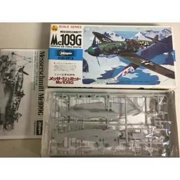 modellino in plastica HASEGAWA / HALES JS 108 MESSERSCHMITT ME 109G scala 1: 72 nuovo in scatola  aperta