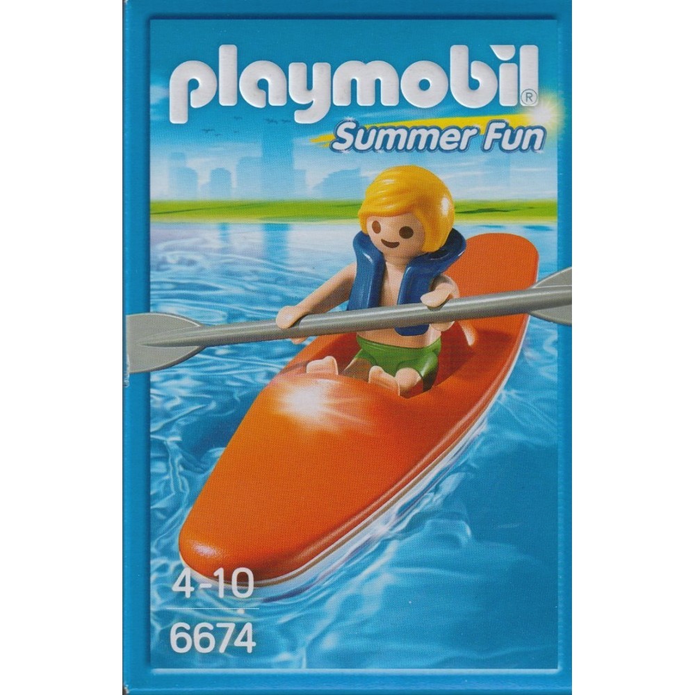 PLAYMOBIL SUMMER FUN 6674 RAGAZZO CON IL KAYACK